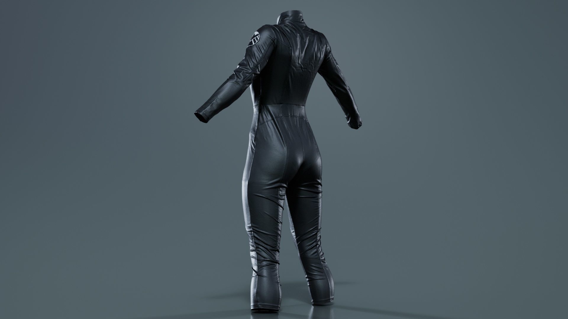 Eagle Catsuit Low-poly 3D model_5