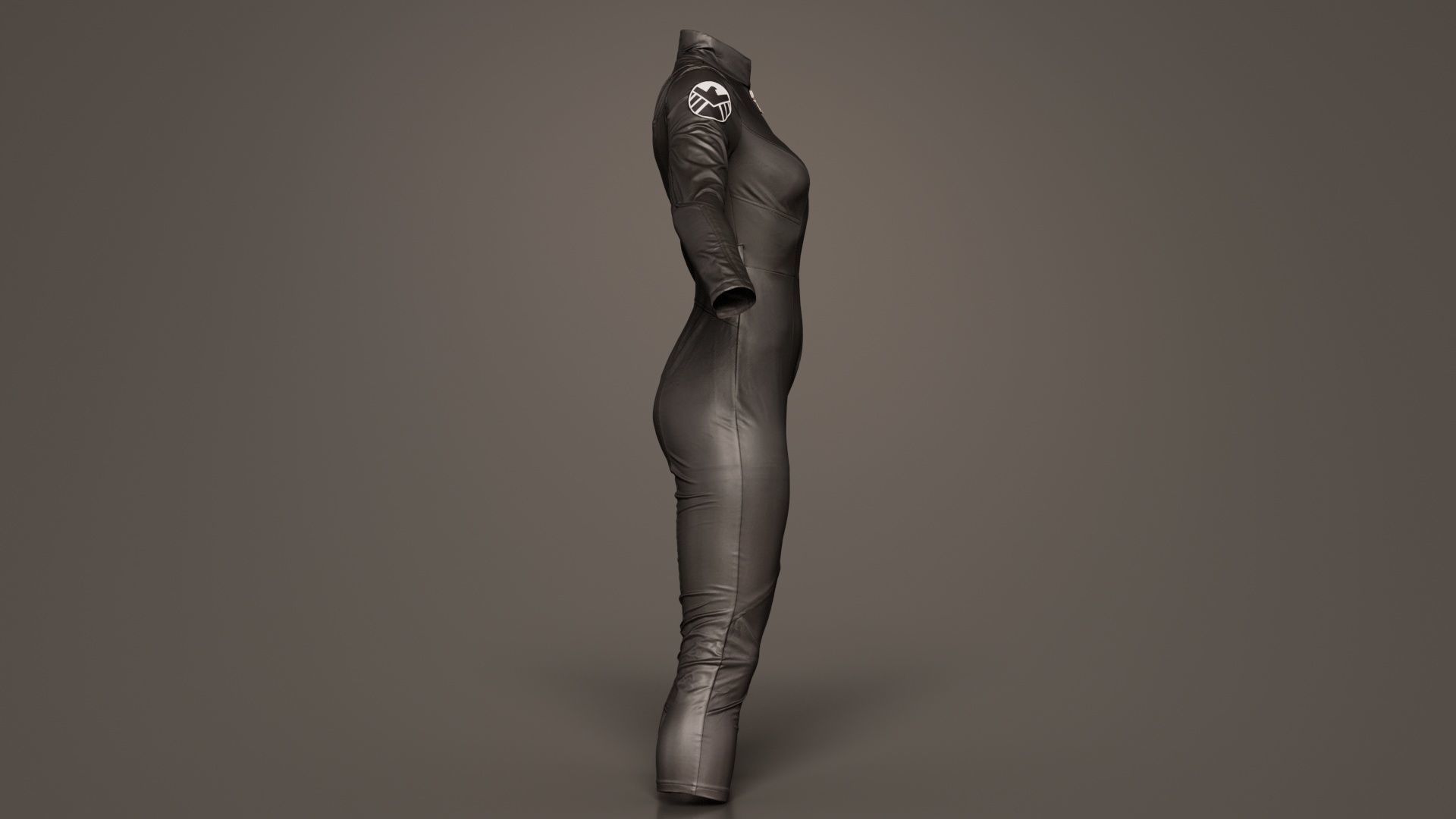 Eagle Catsuit Low-poly 3D model_2