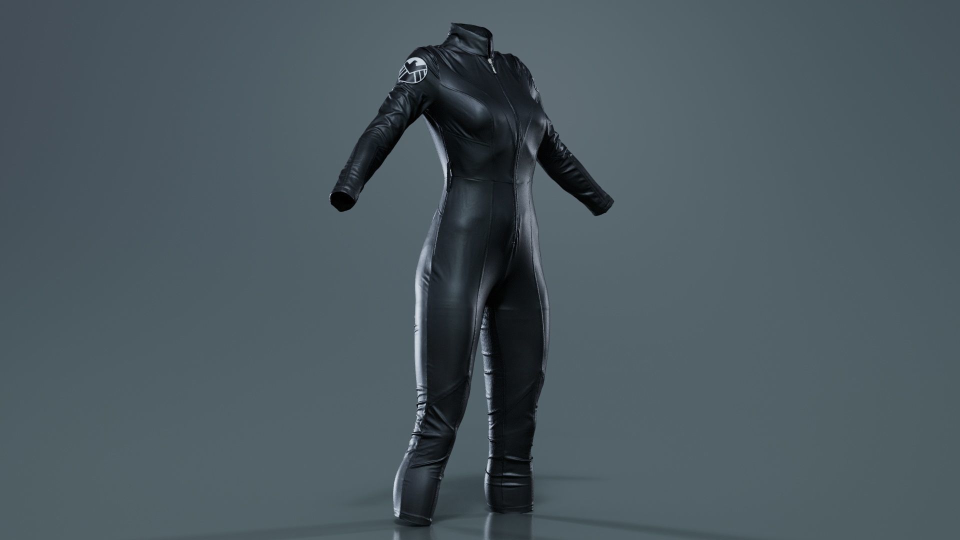 Eagle Catsuit Low-poly 3D model_7