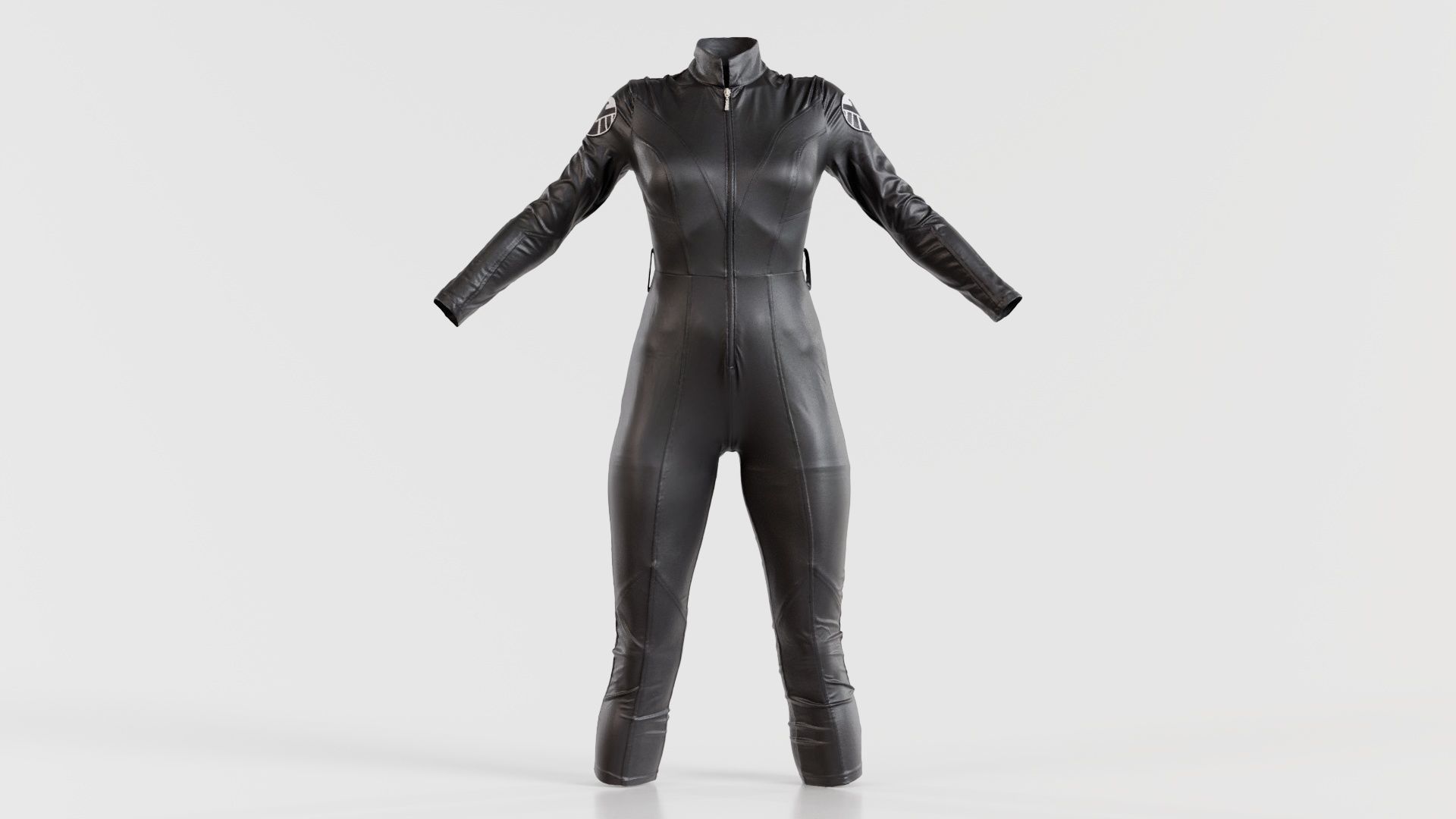 Eagle Catsuit Low-poly 3D model_6