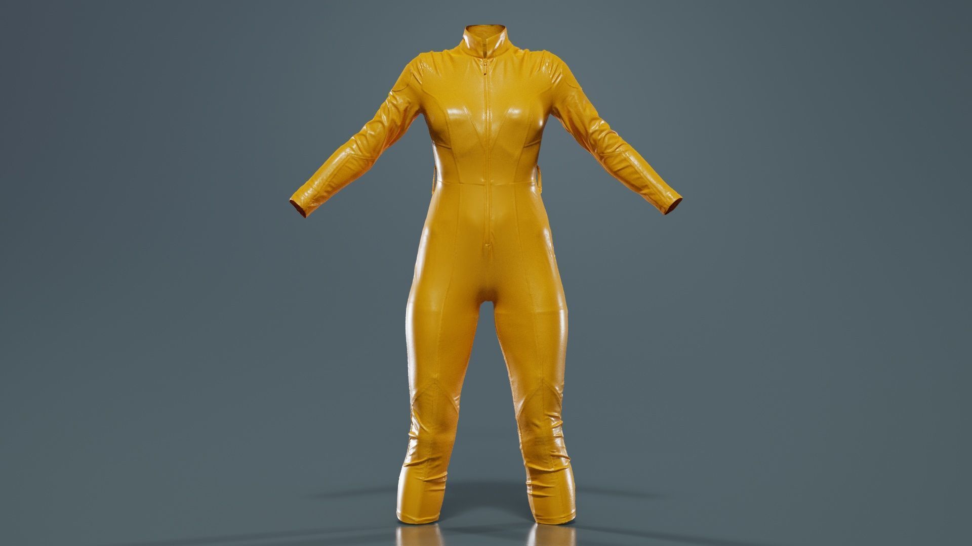 Eagle Catsuit Low-poly 3D model_12