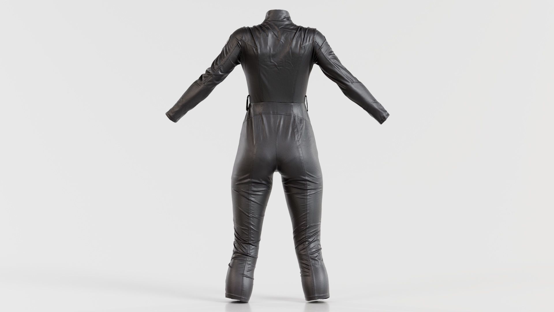 Eagle Catsuit Low-poly 3D model_3