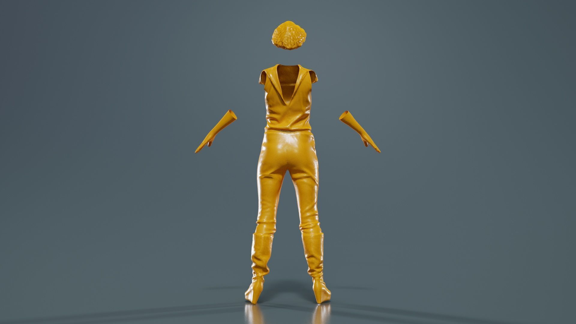 Future Outfit Low-poly 3D model_13