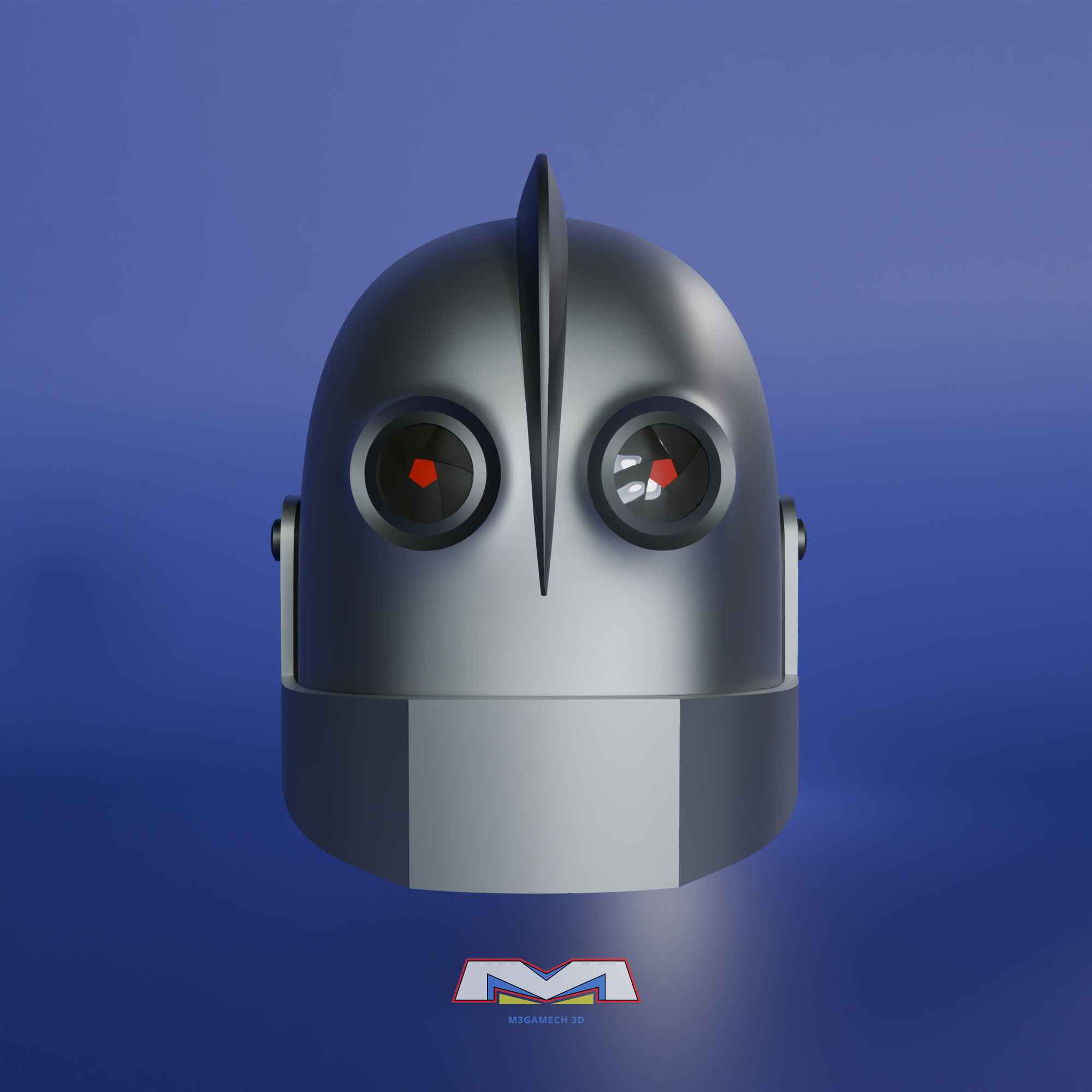The Iron Giant Helmet Wearable 3D print model_1