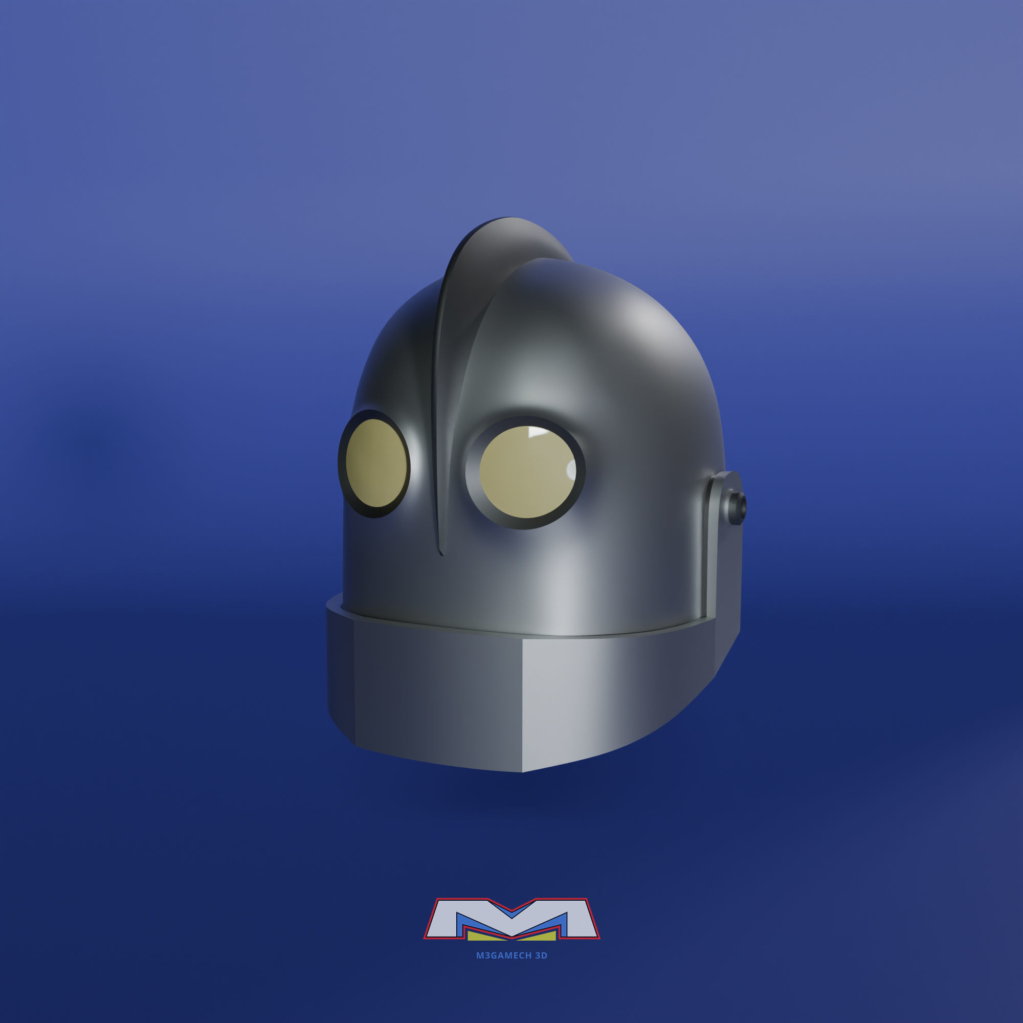 The Iron Giant Helmet Wearable 3D print model_3