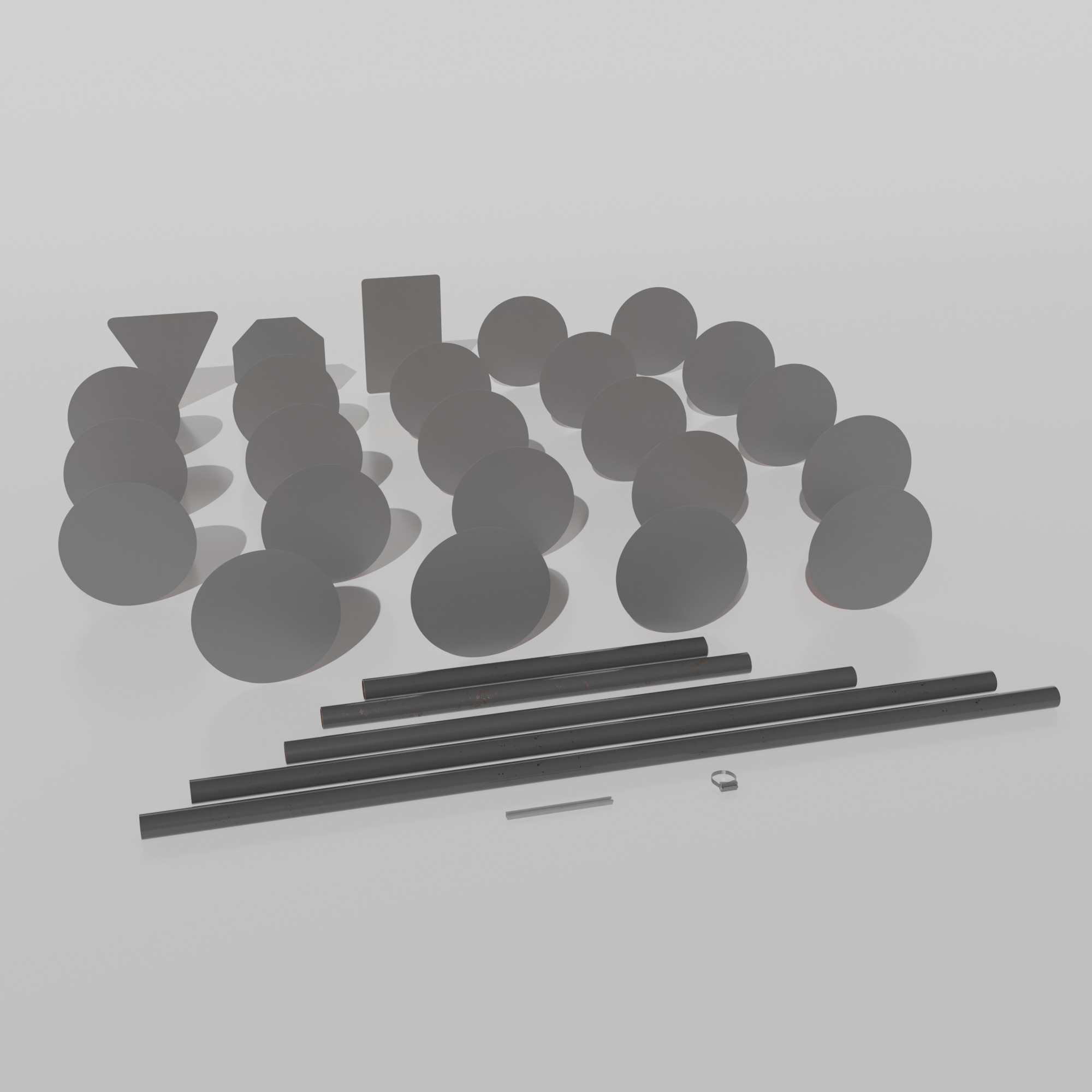 UK Traffic Signs - Giving Orders 3D model_7