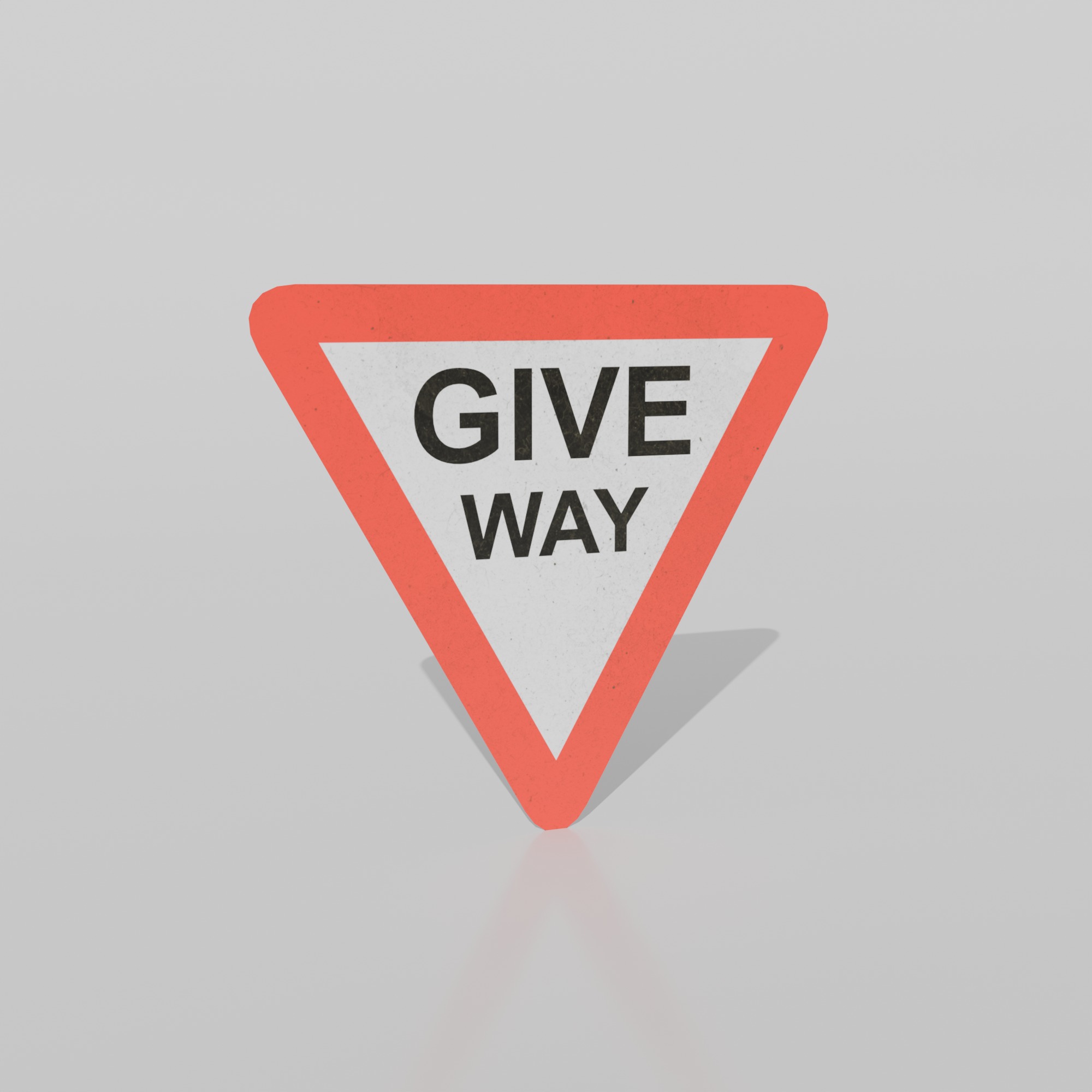 UK Traffic Signs - Giving Orders 3D model_8