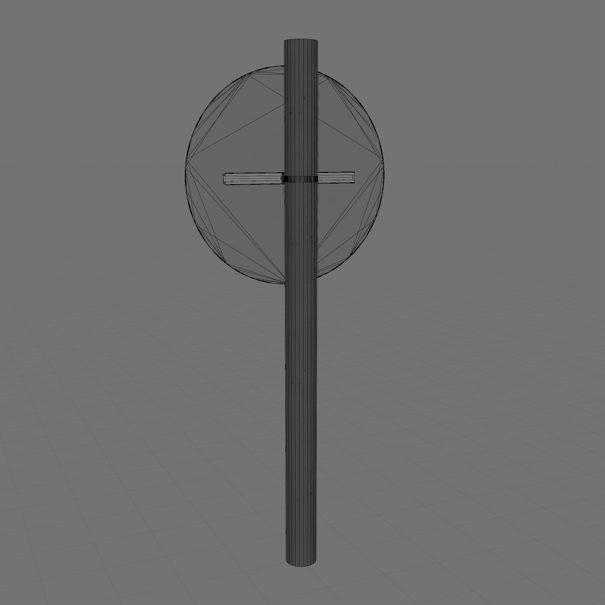 UK Traffic Signs - Giving Orders 3D model_11