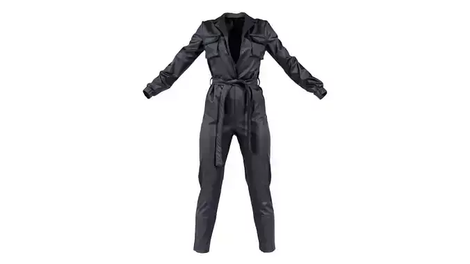 Leather Jumpsuit