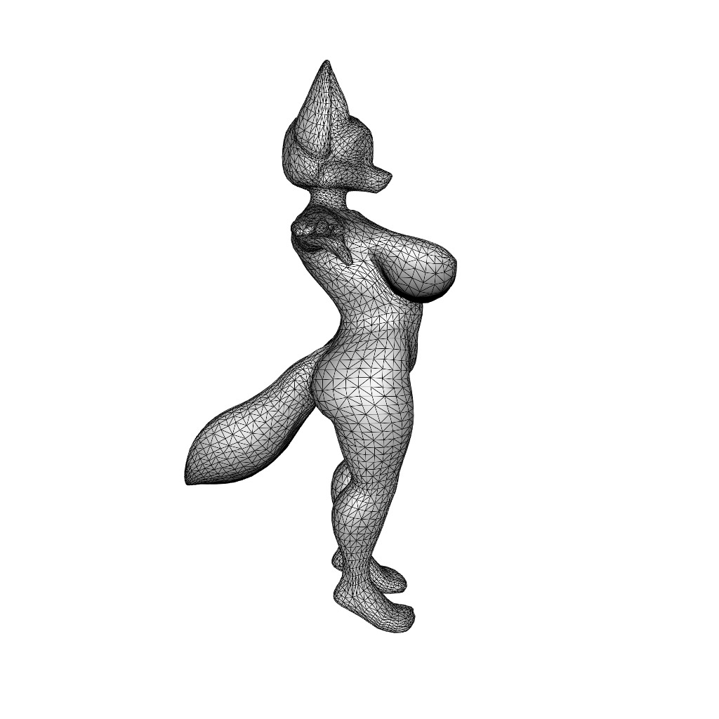 Lyra the Enchanting Fox 3D model_10