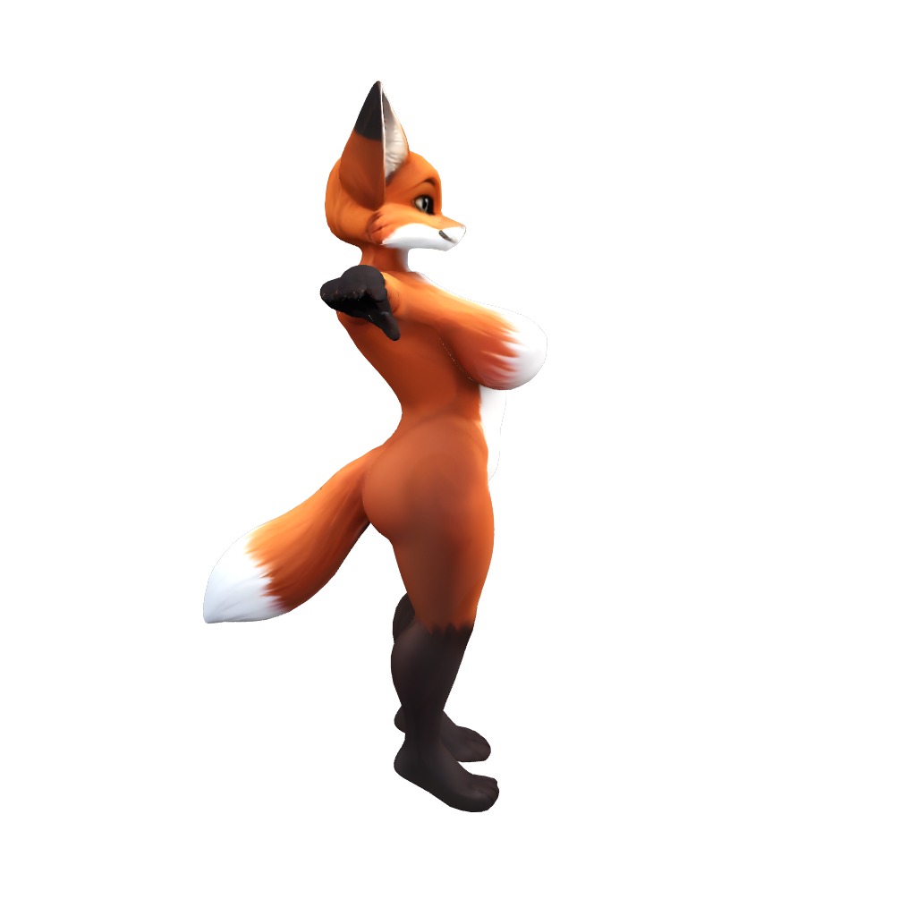 Lyra the Enchanting Fox 3D model_7