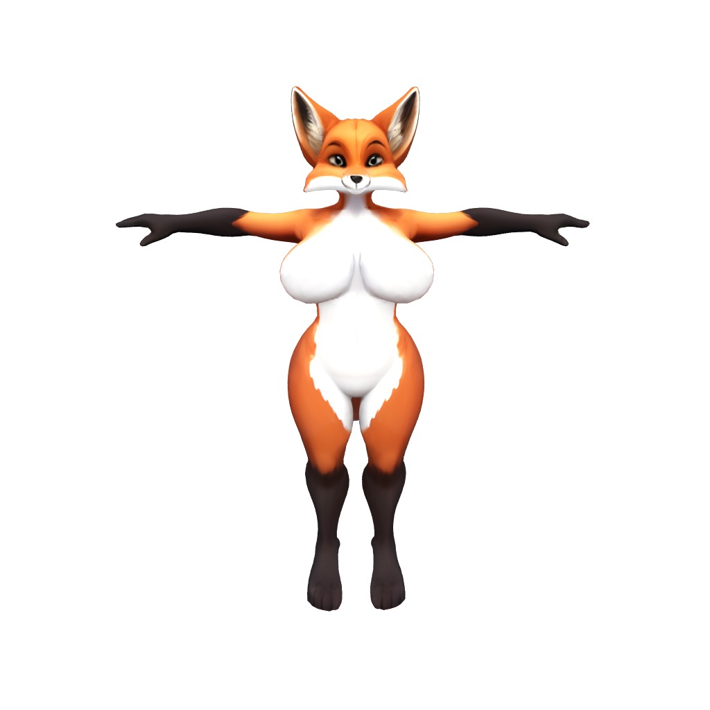 Lyra the Enchanting Fox 3D model_6