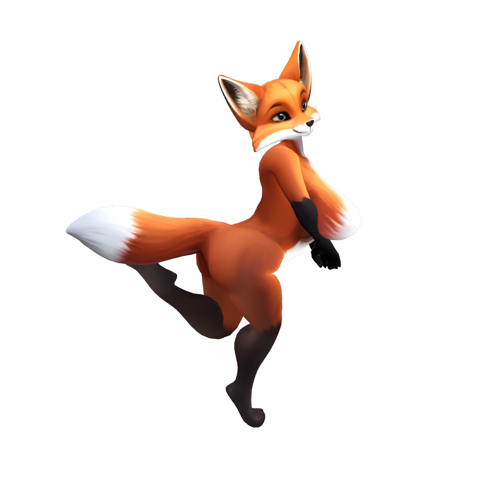 Lyra the Enchanting Fox 3D model_3