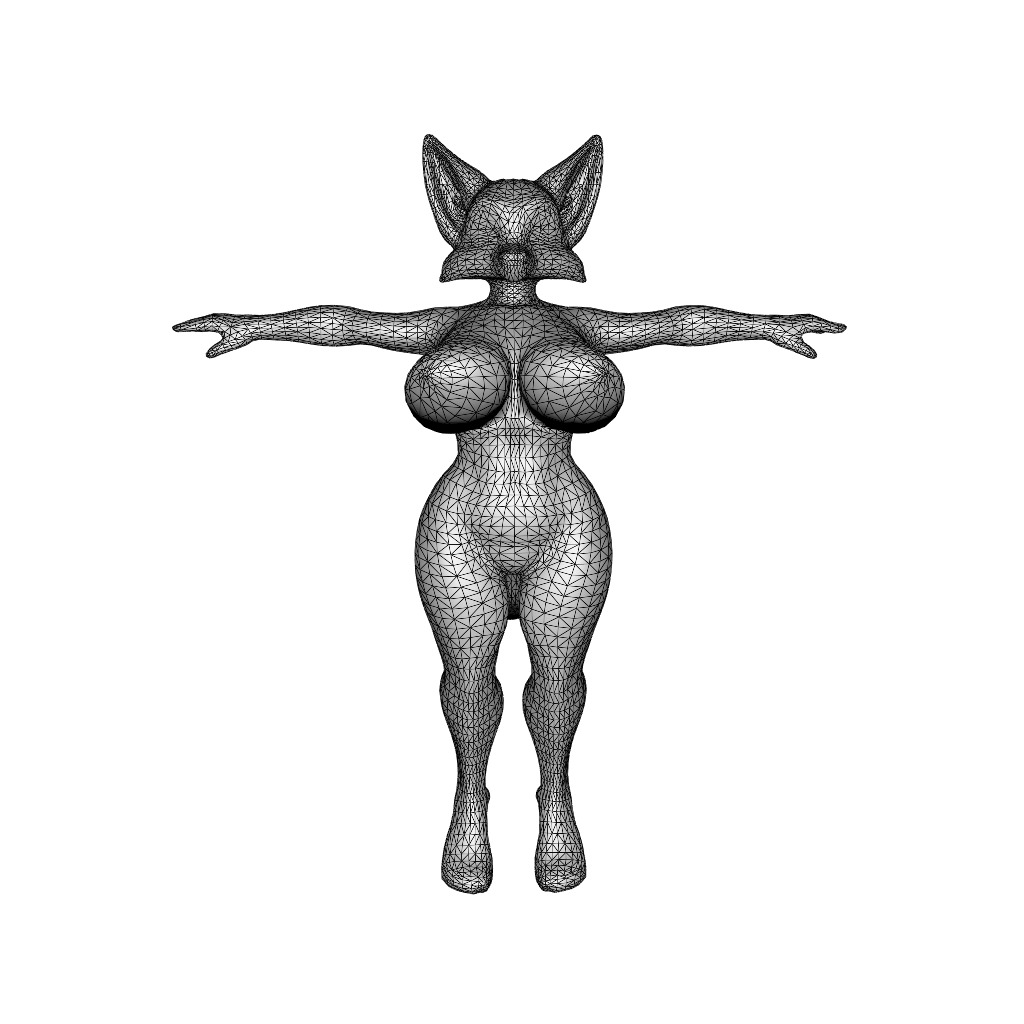 Lyra the Enchanting Fox 3D model_9