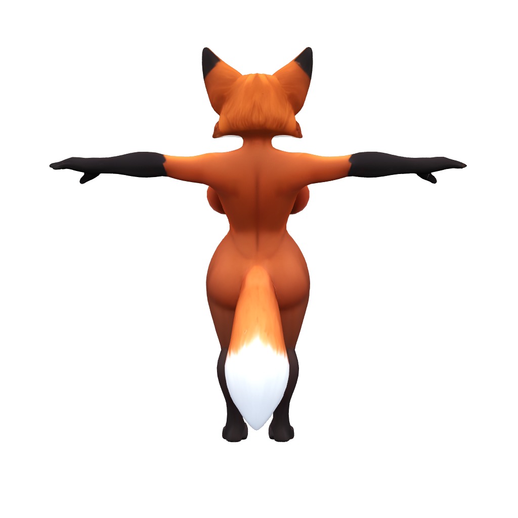 Lyra the Enchanting Fox 3D model_8