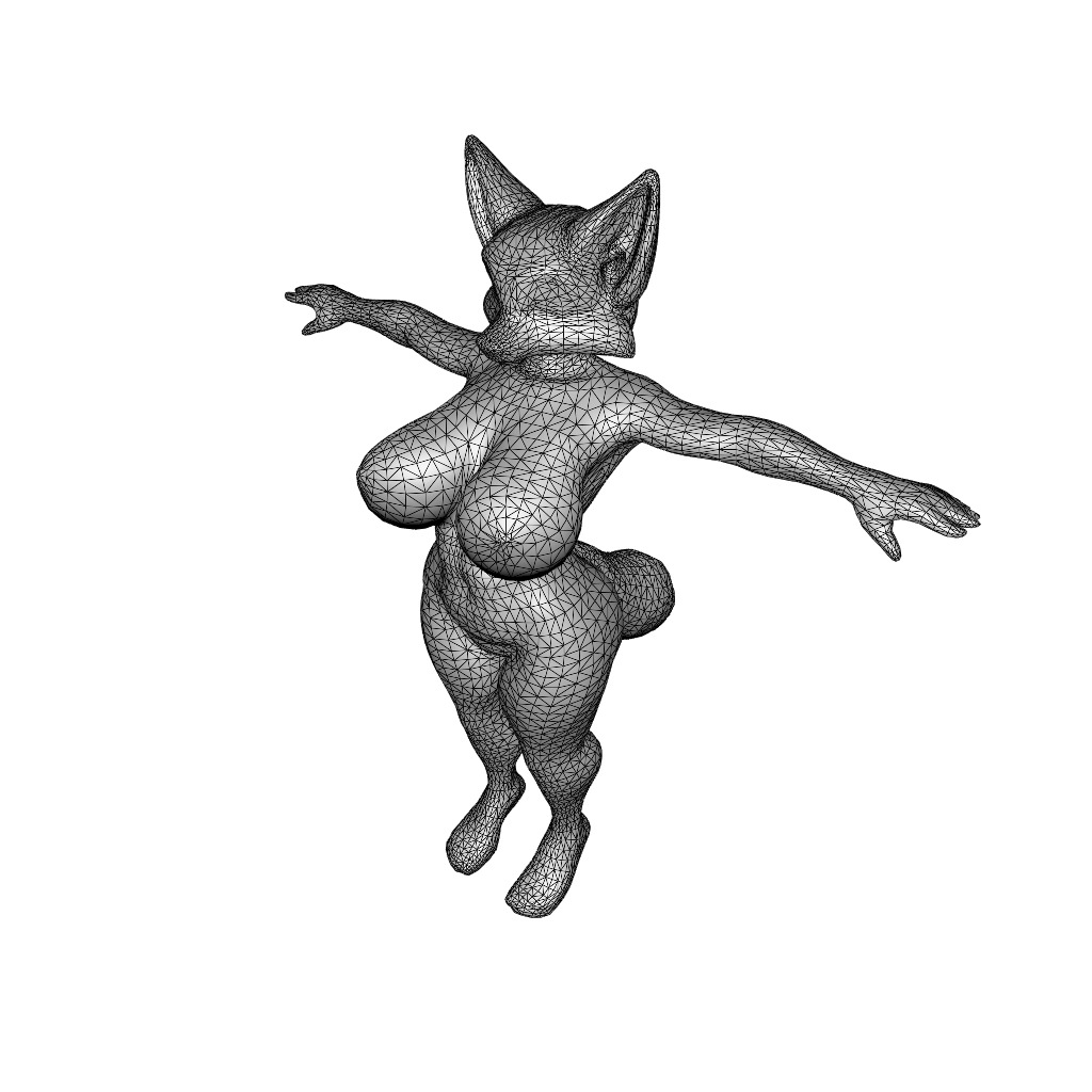 Lyra the Enchanting Fox 3D model_12