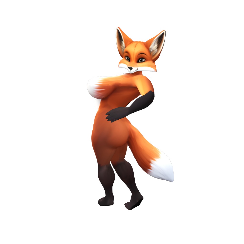 Lyra the Enchanting Fox 3D model_1