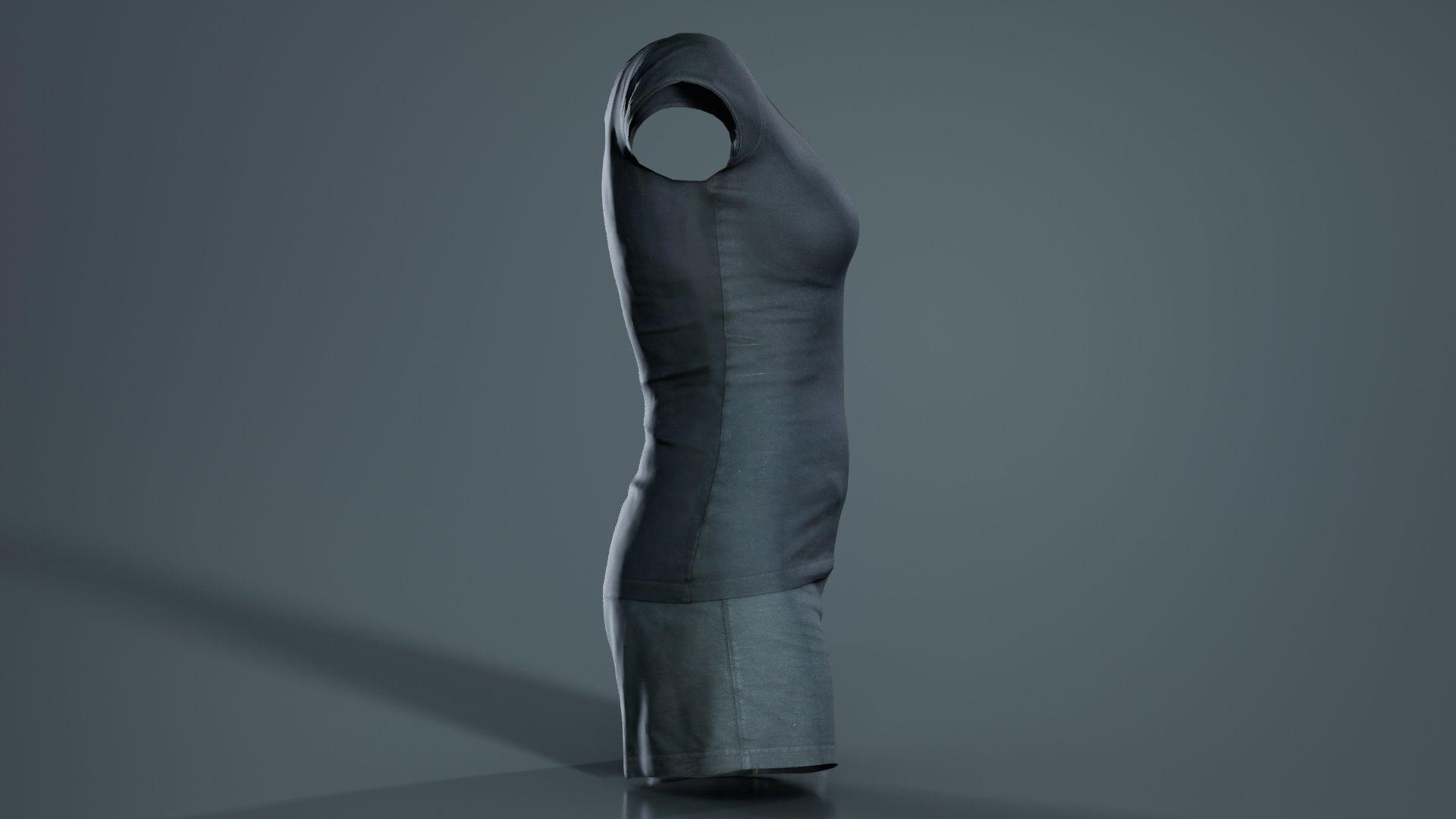 Running Outfit Low-poly 3D model_5