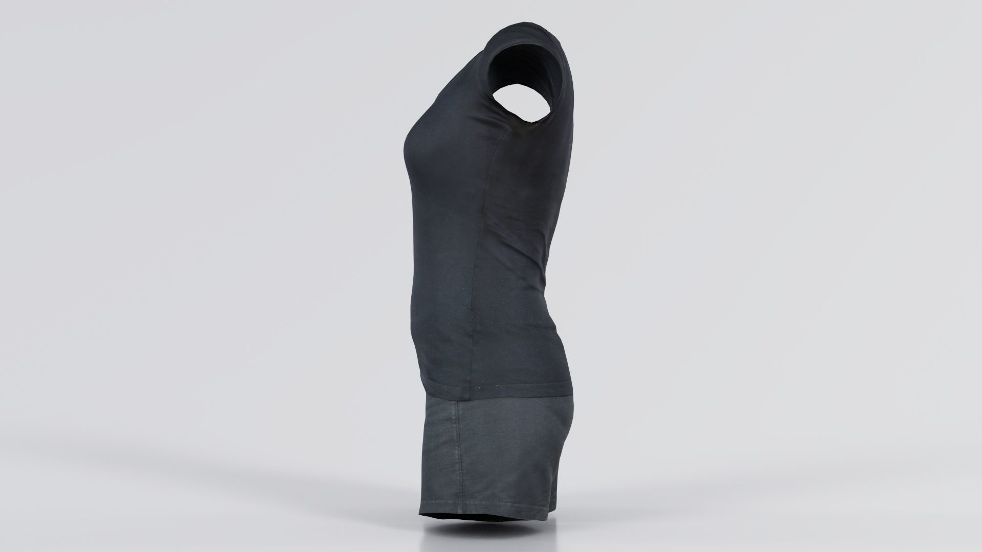 Running Outfit Low-poly 3D model_6