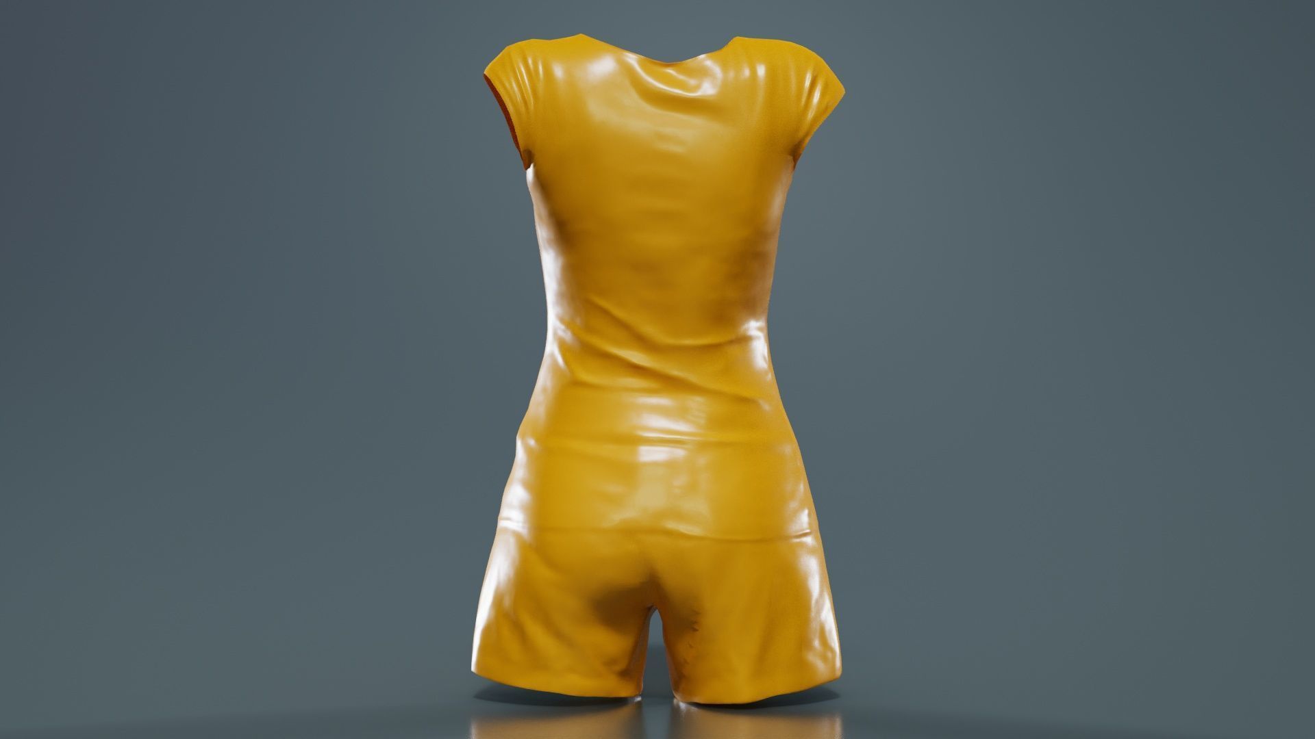 Running Outfit Low-poly 3D model_13