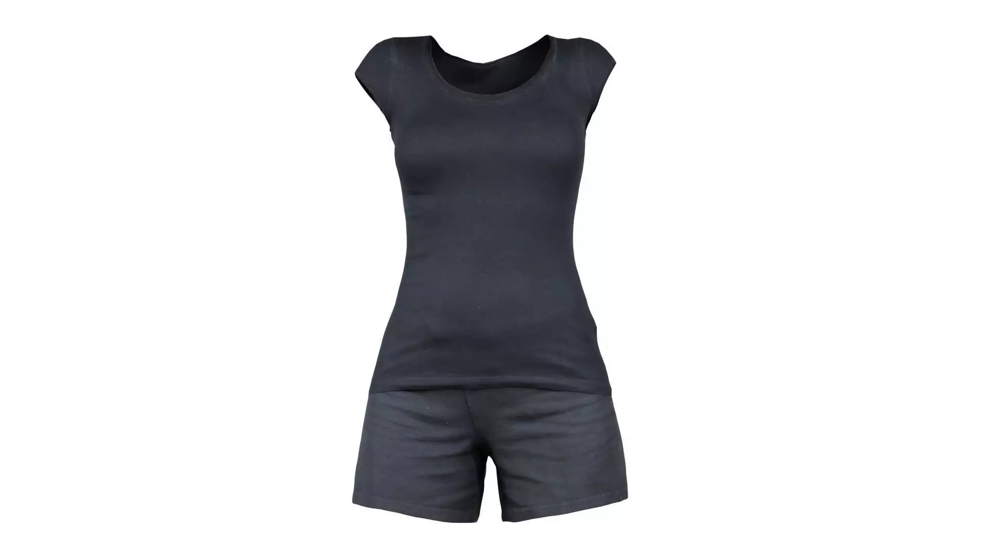 Running Outfit Low-poly 3D model_0