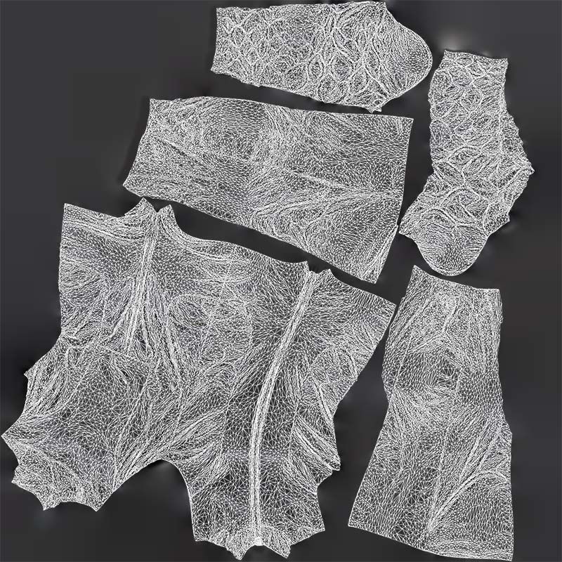 Shiny Detailed Catsuit Low-poly 3D model_14