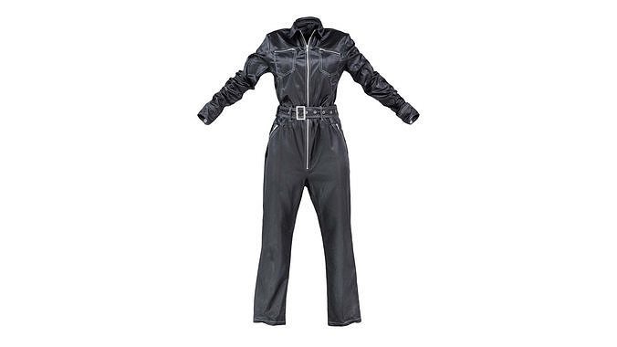 Shiny Worksuit Low-poly 3D model