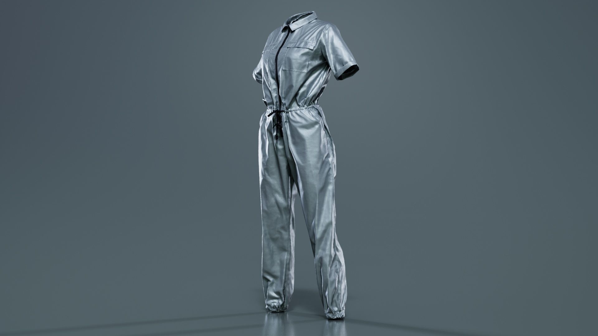 Space Catsuit Low-poly 3D model_3