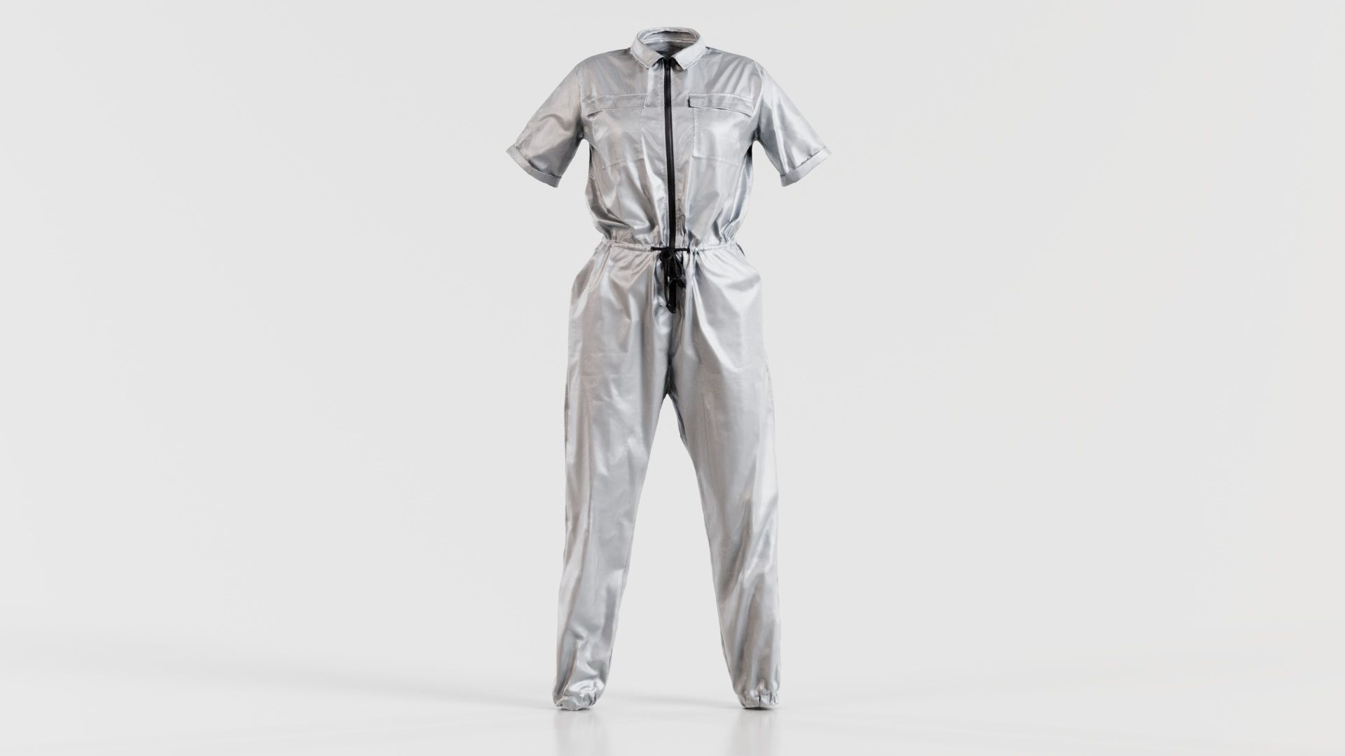 Space Catsuit Low-poly 3D model_1