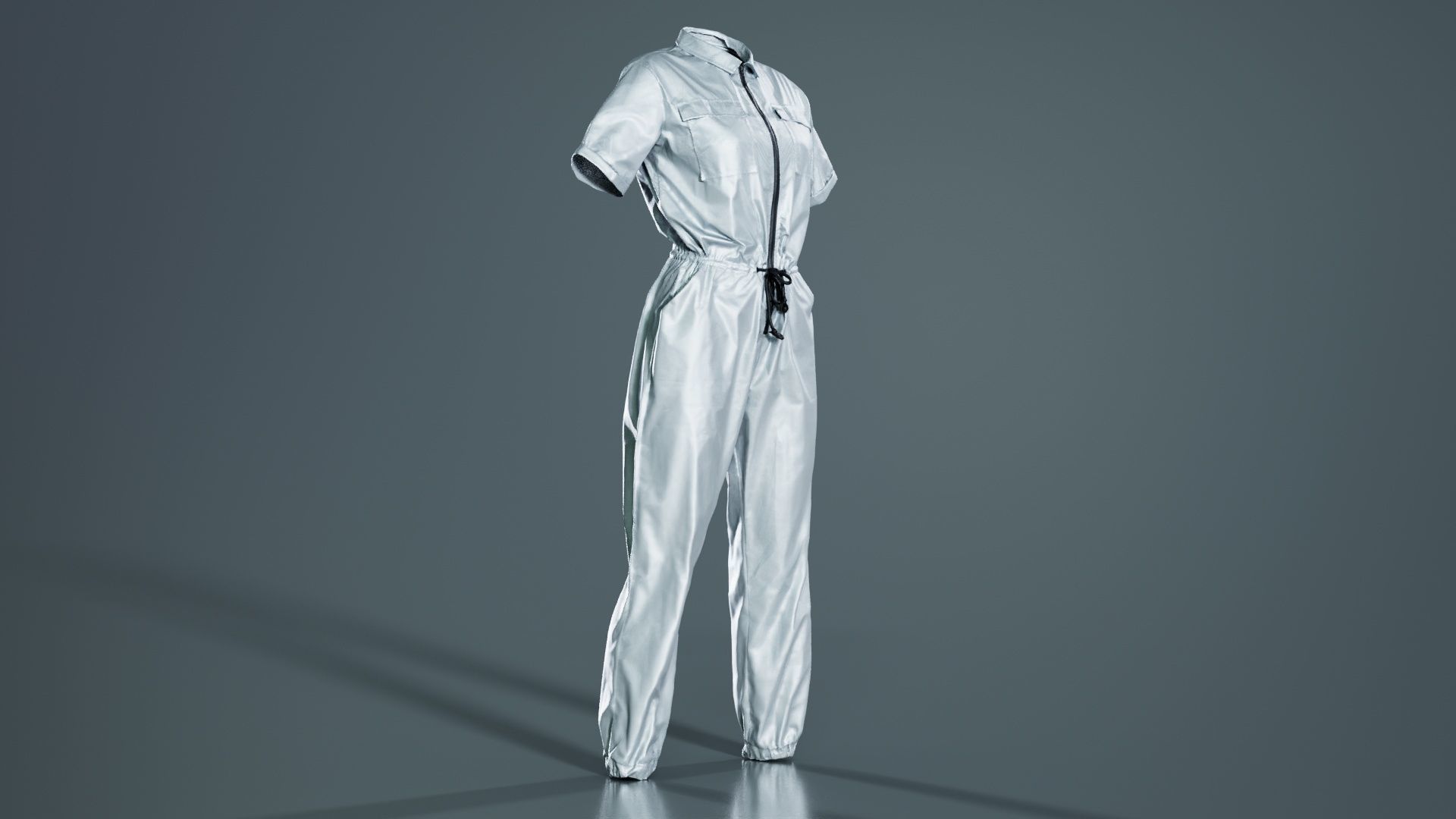 Space Catsuit Low-poly 3D model_2