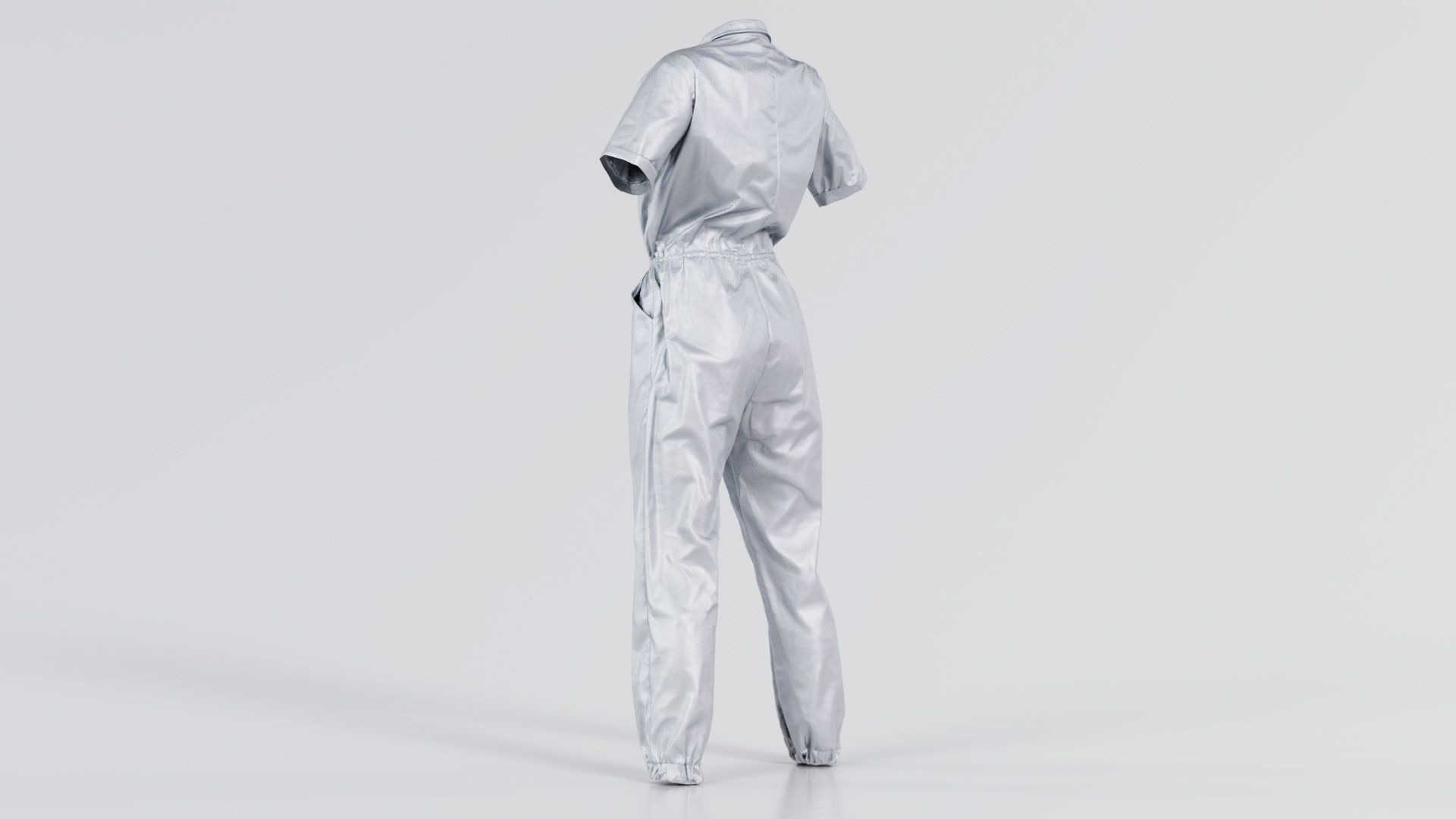 Space Catsuit Low-poly 3D model_8