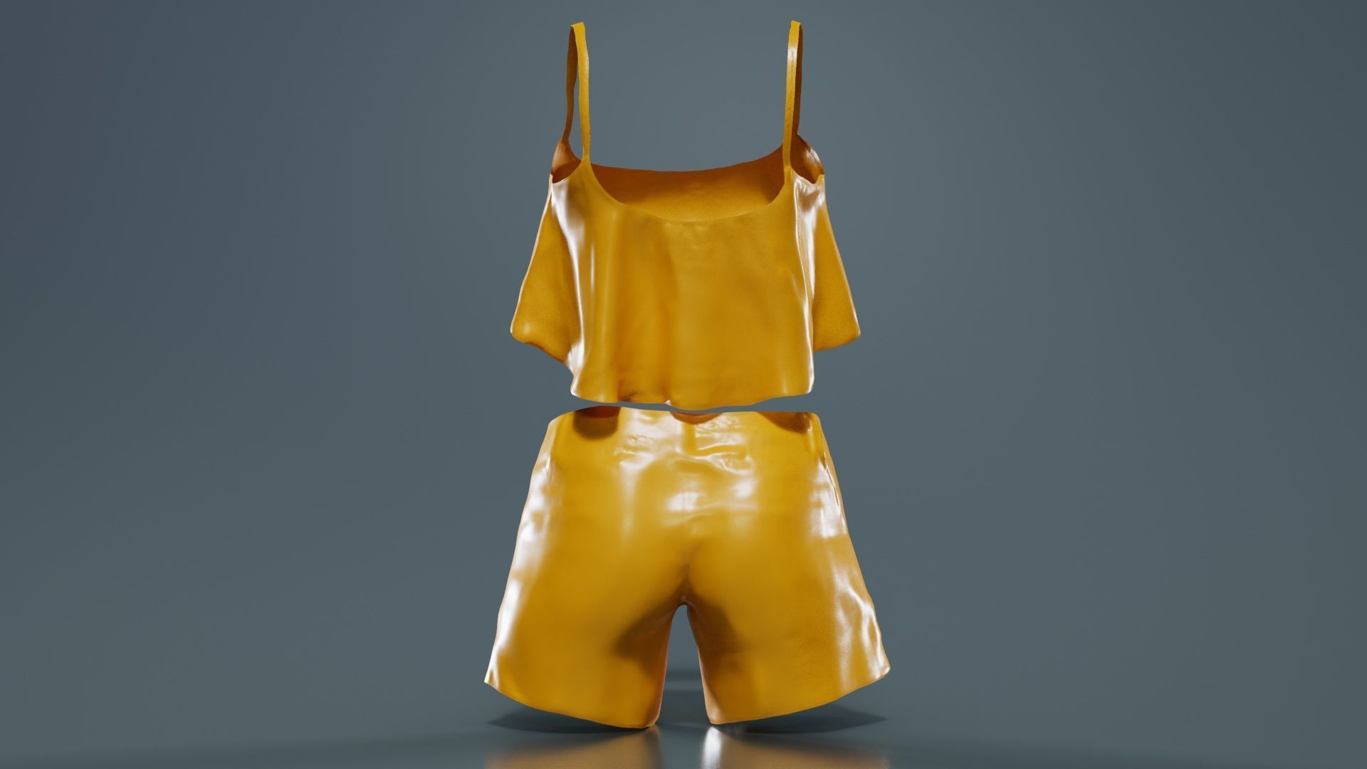 Summer Outfit Low-poly 3D model_13