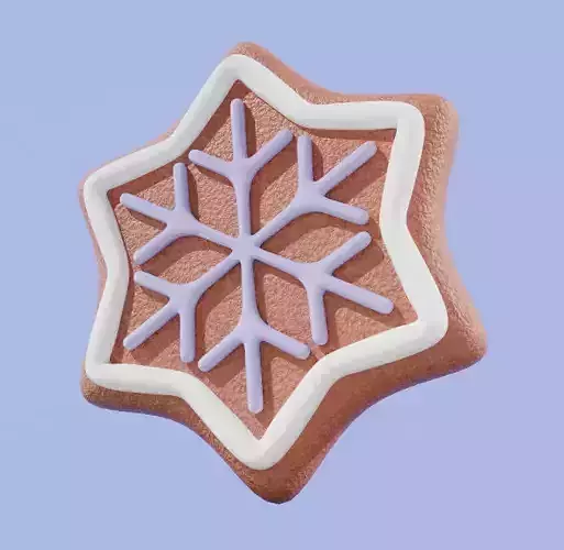 Gingerbread Snowflake