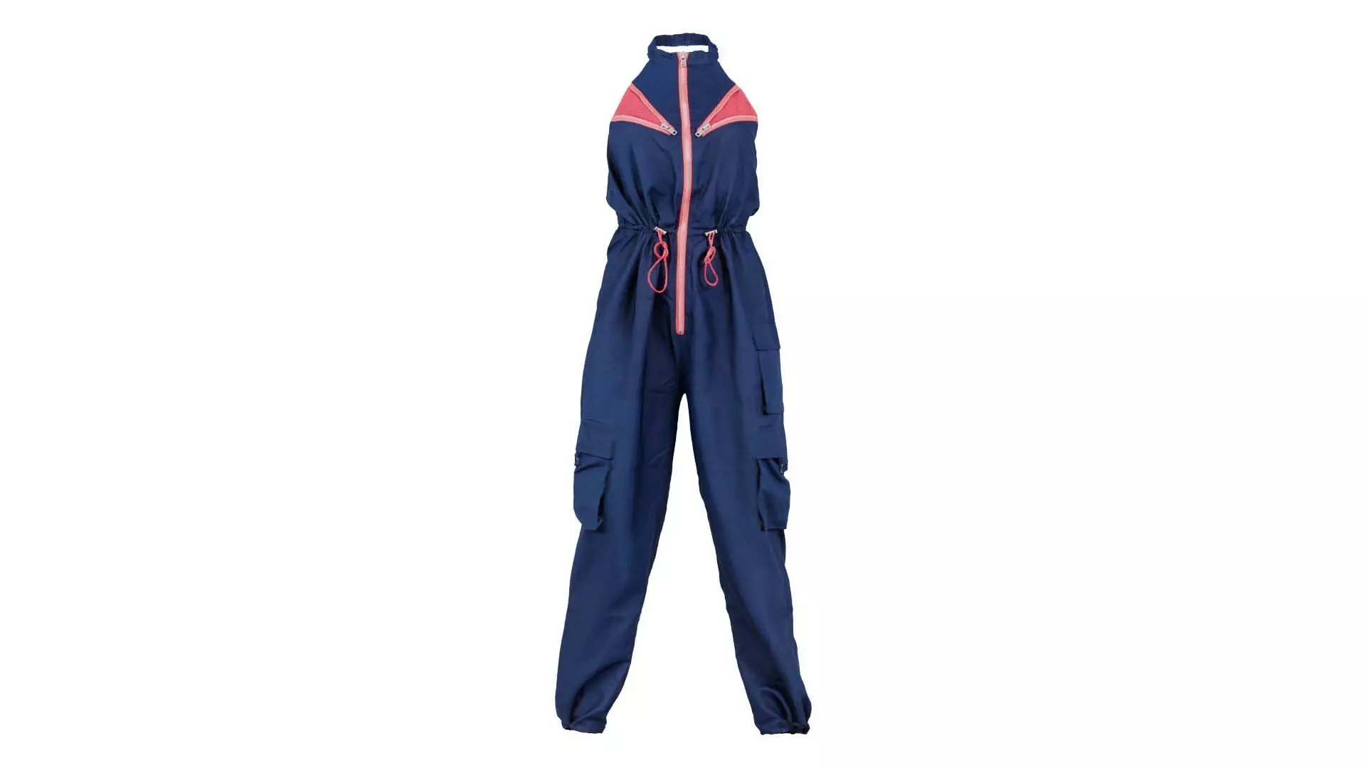 Zippered Jumpsuit Low-poly 3D model