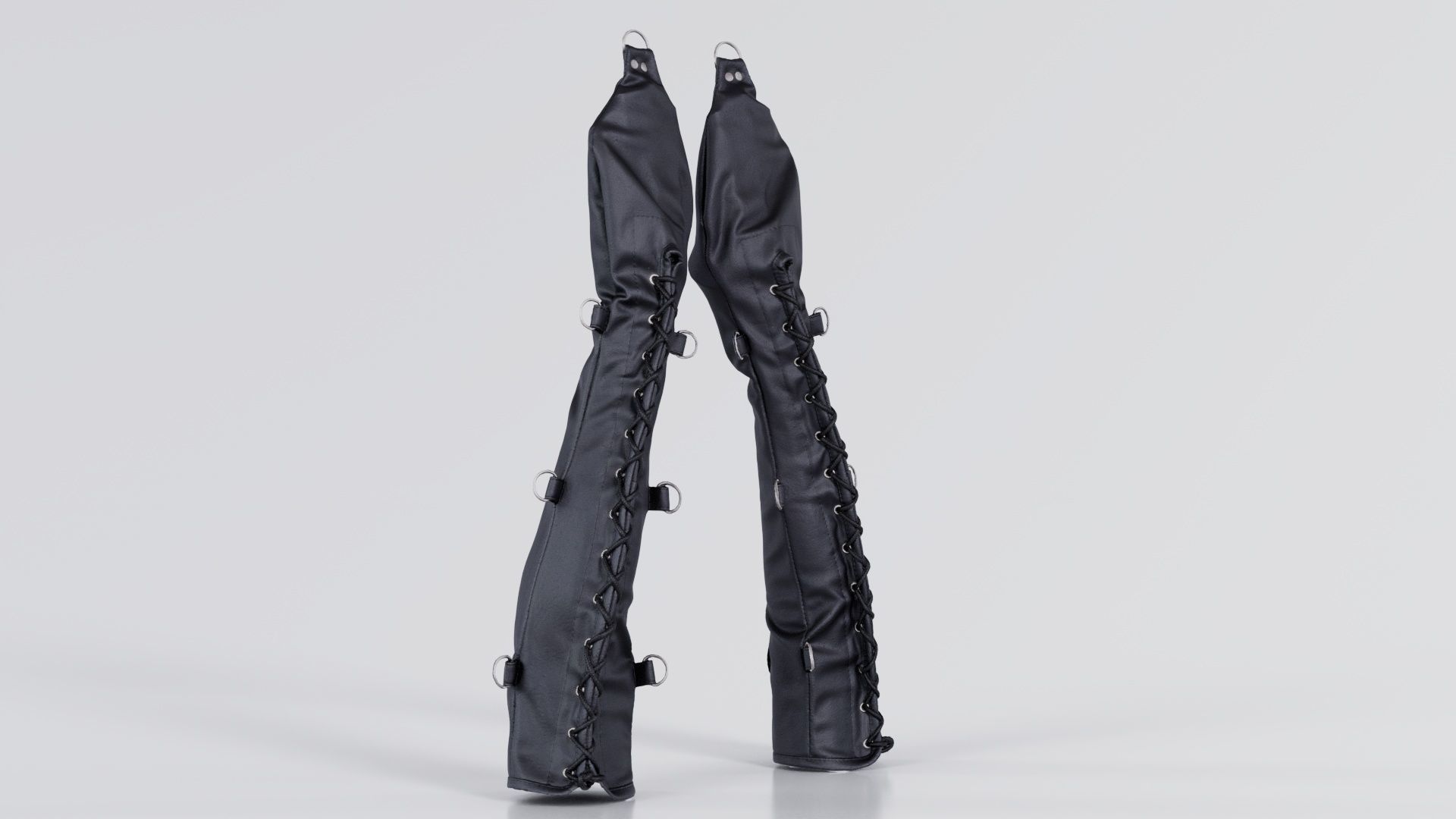 Bondage Gloves Low-poly 3D model_3