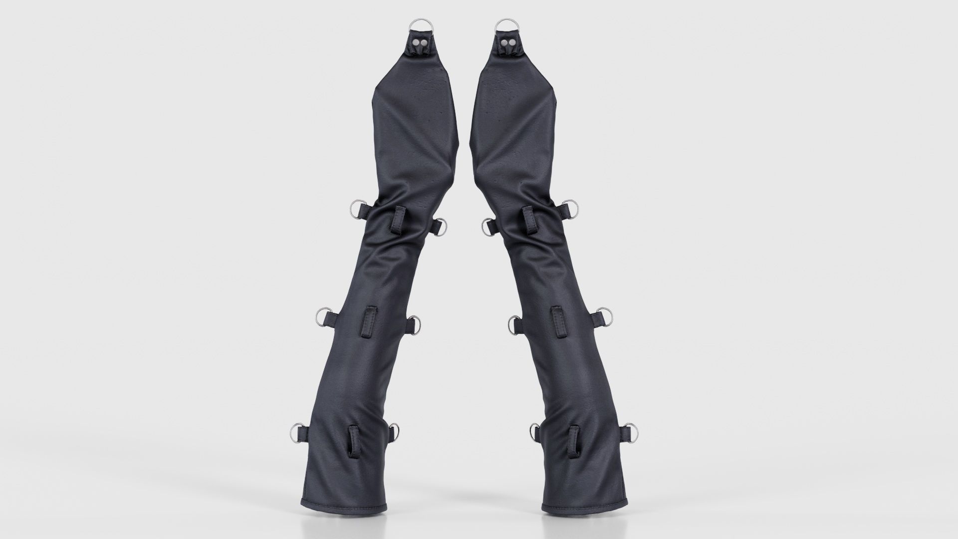 Bondage Gloves Low-poly 3D model_21