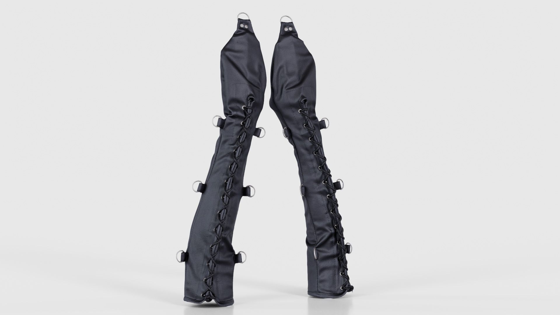 Bondage Gloves Low-poly 3D model_16