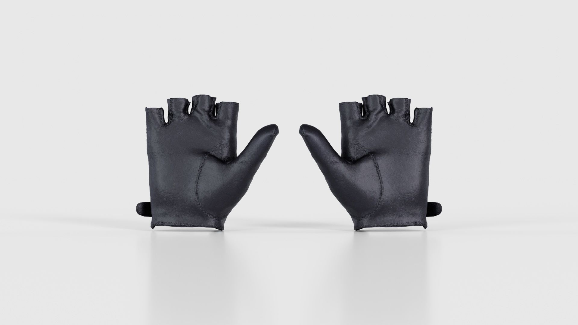 Bow Gloves Low-poly 3D model_21