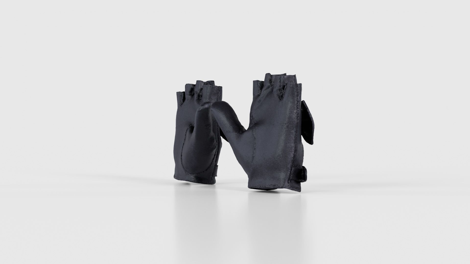 Bow Gloves Low-poly 3D model_19