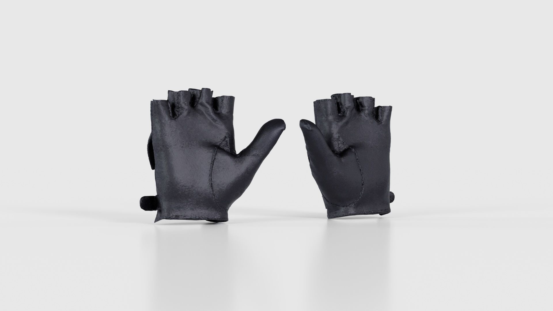 Bow Gloves Low-poly 3D model_22