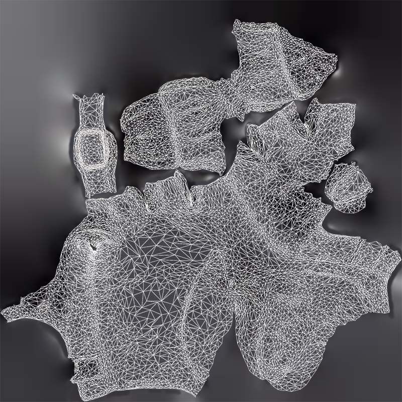 Bow Gloves Low-poly 3D model_14