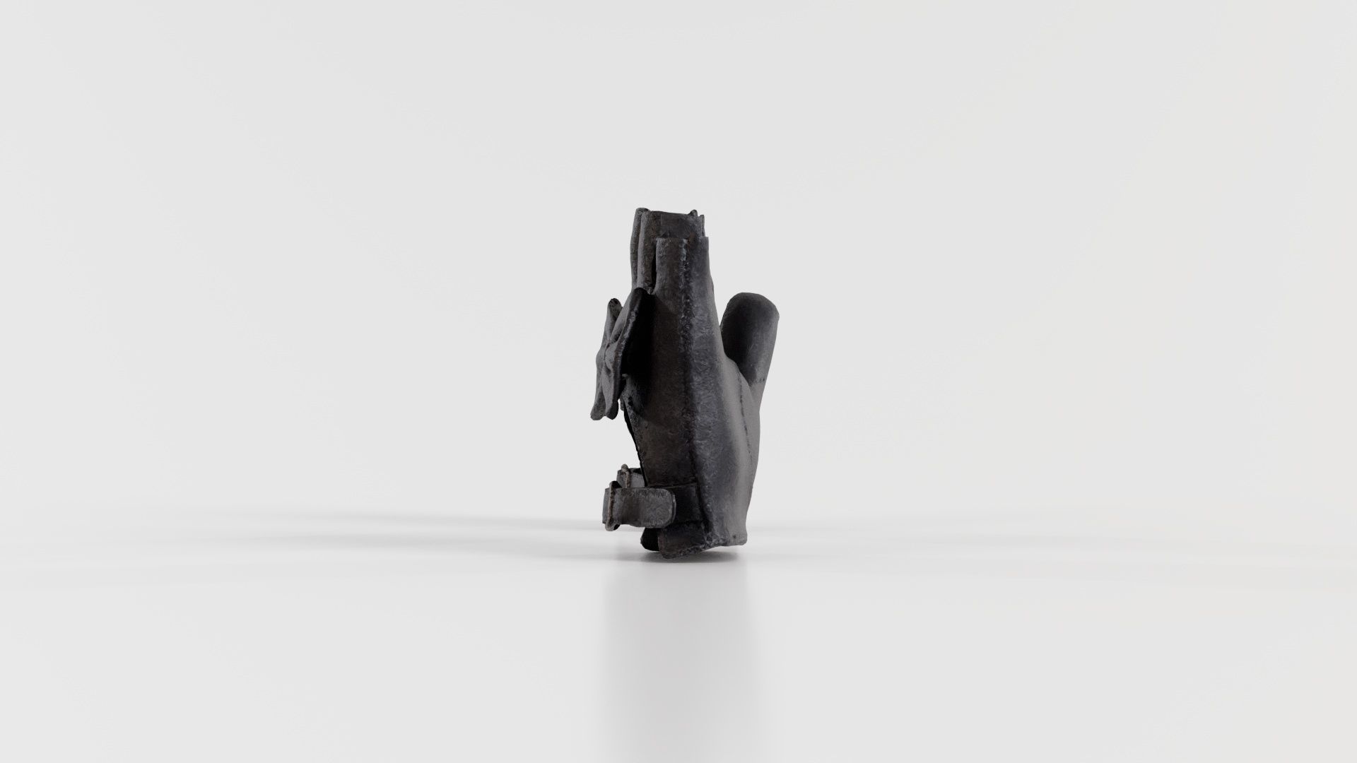 Bow Gloves Low-poly 3D model_8