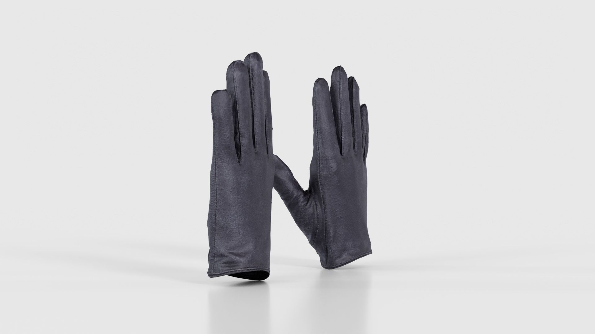 Button Gloves Low-poly 3D model_17