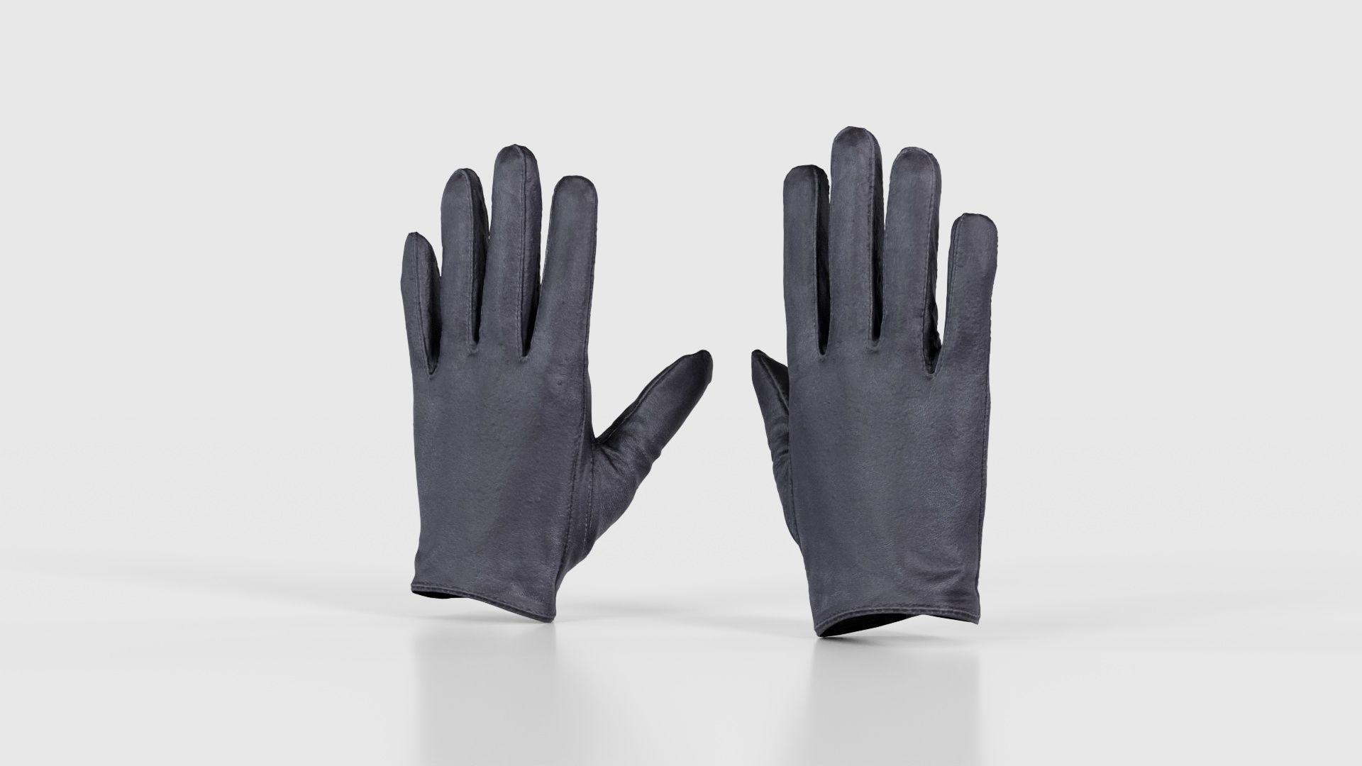 Button Gloves Low-poly 3D model_26