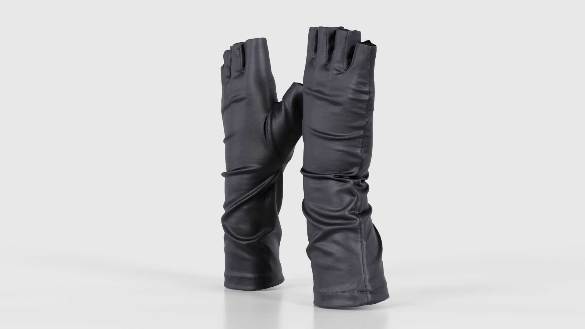 Catwoman Glove Low-poly 3D model_25
