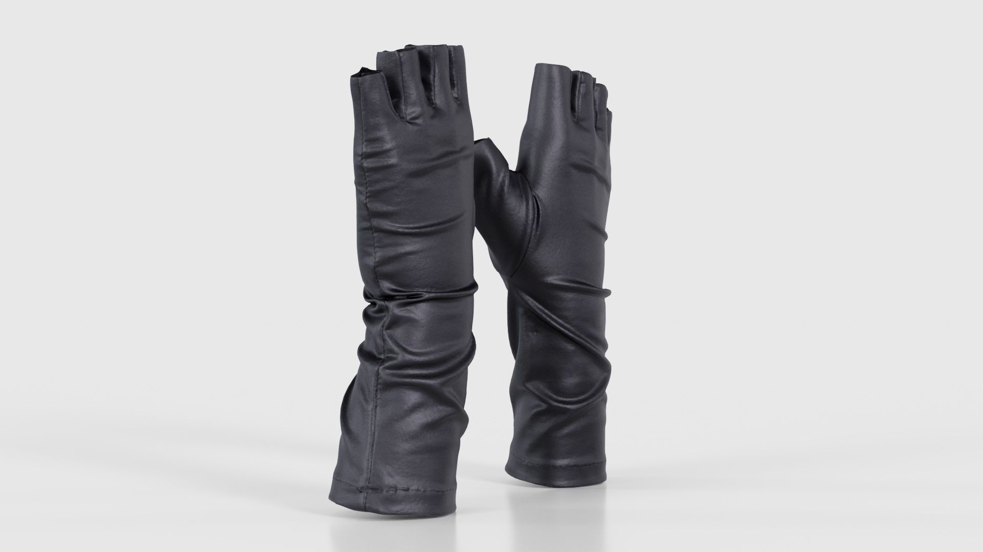 Catwoman Glove Low-poly 3D model_17