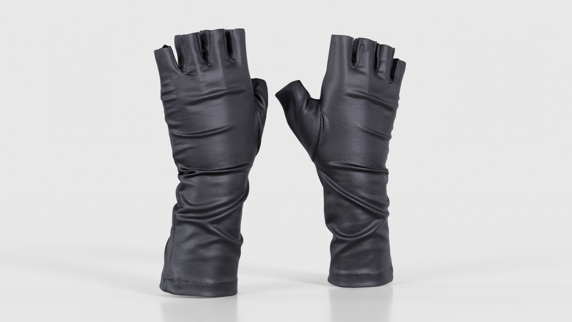 Catwoman Glove Low-poly 3D model_16
