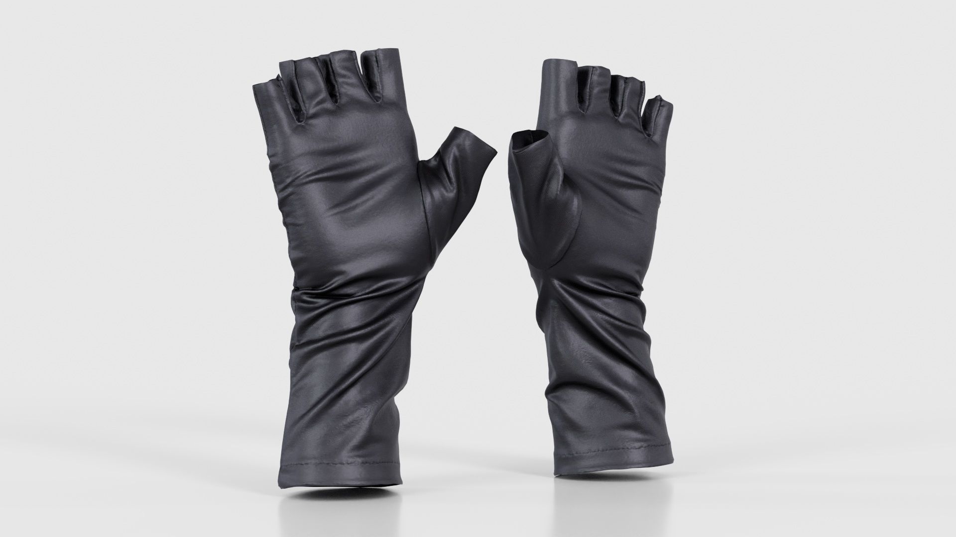 Catwoman Glove Low-poly 3D model_22