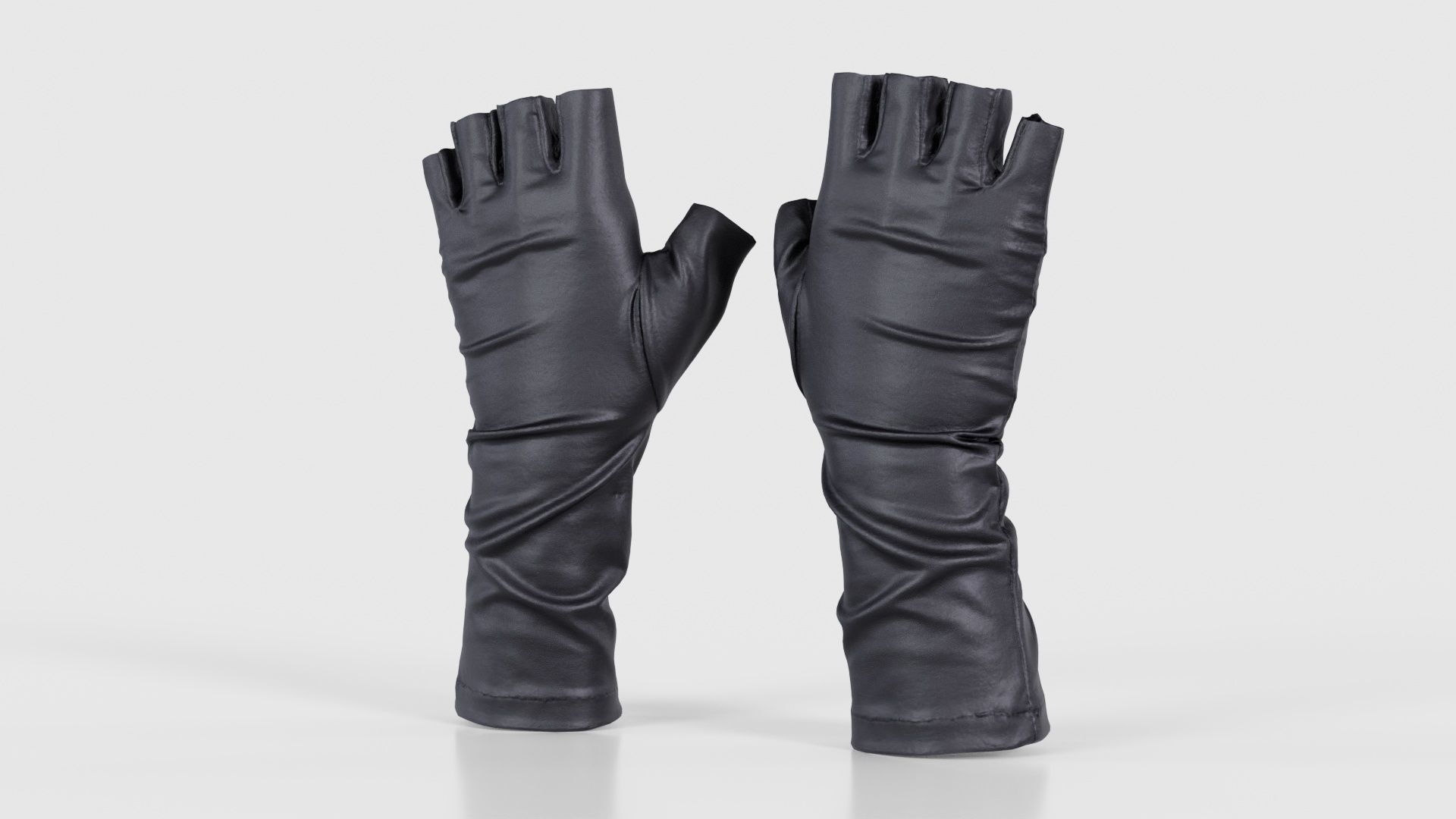 Catwoman Glove Low-poly 3D model_26