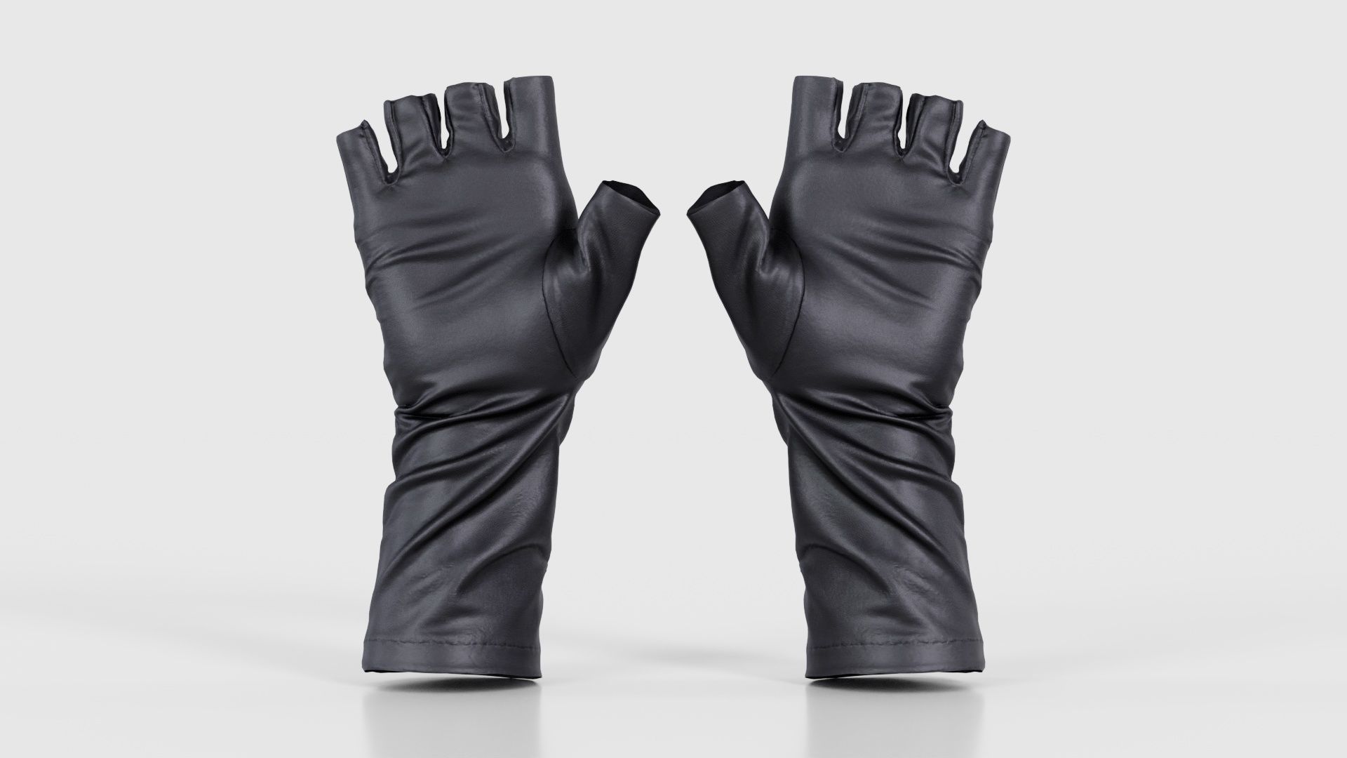 Catwoman Glove Low-poly 3D model_21